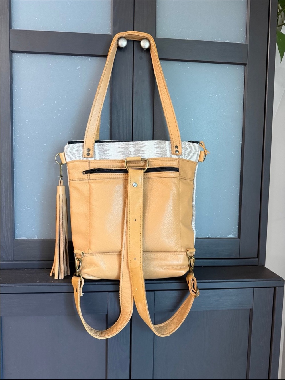 Mercy grey design tote/backpack - Picture 3 of 5